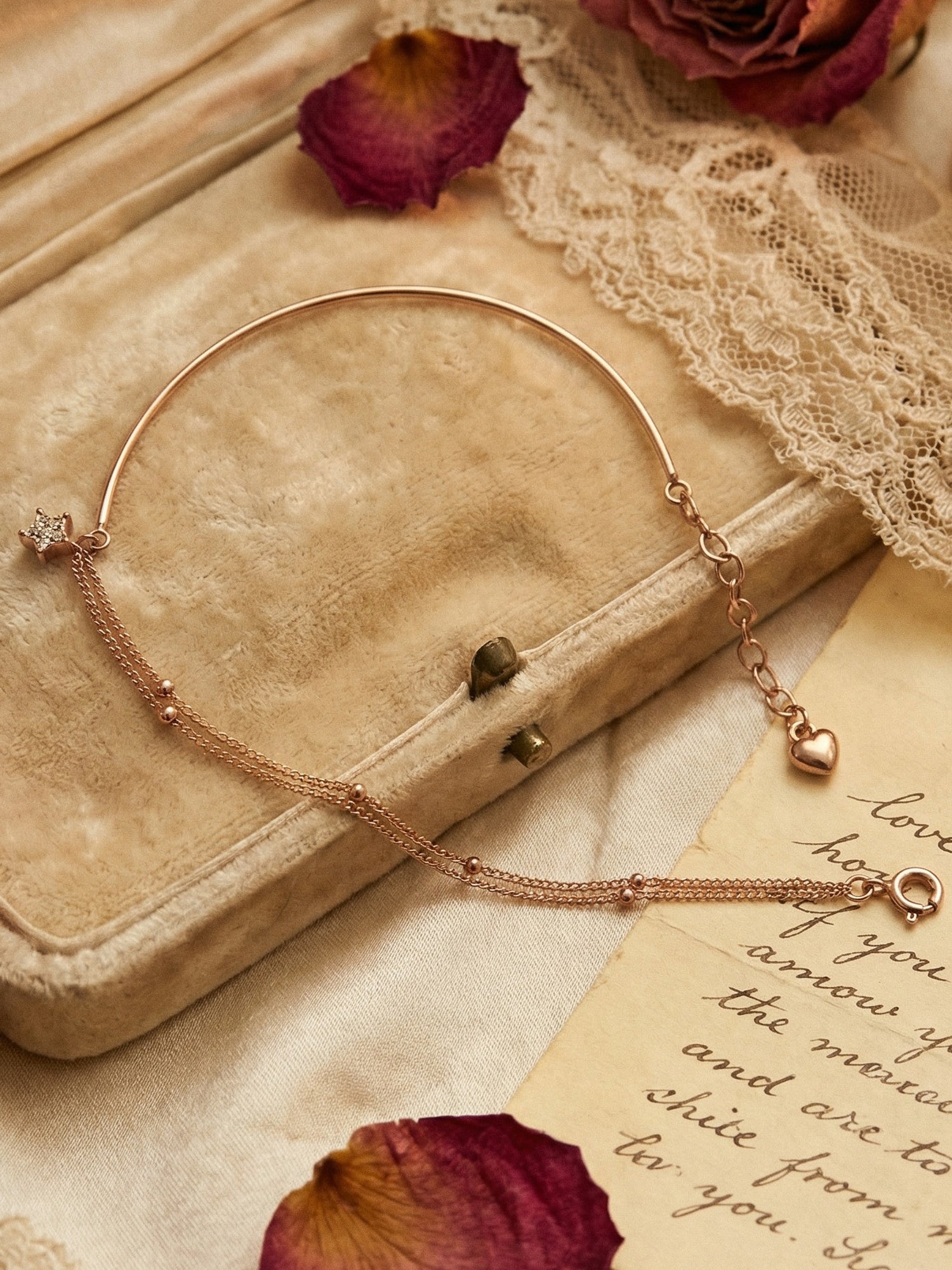 Starlight Waltz Rose Bracelet