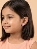 Pink Swan Studs