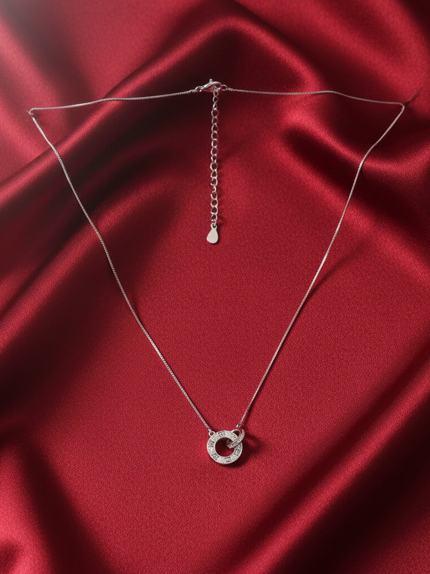 Eternal Orbit Rose Pendant