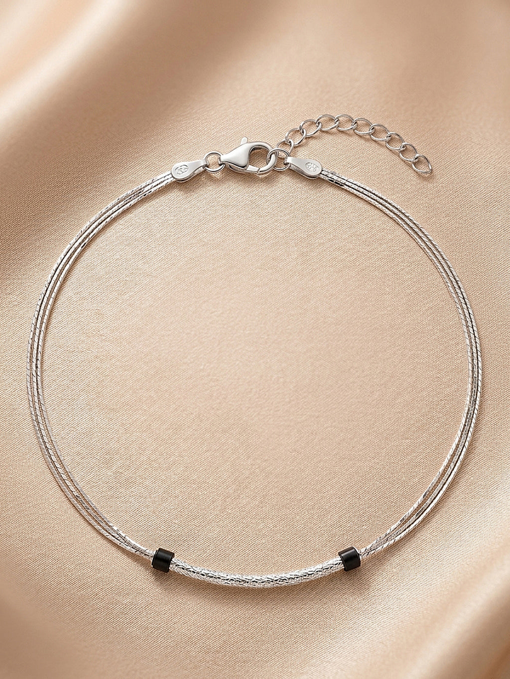 Triple-Strand Stardust Nazaria Anklet