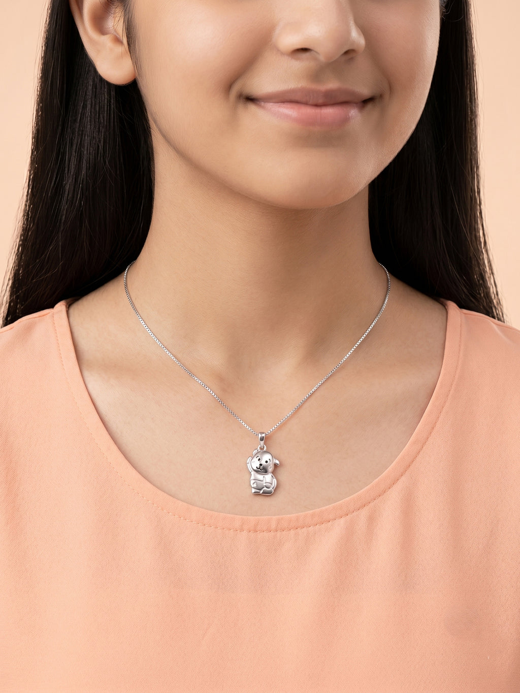 Kids Waving Puppy Pendant