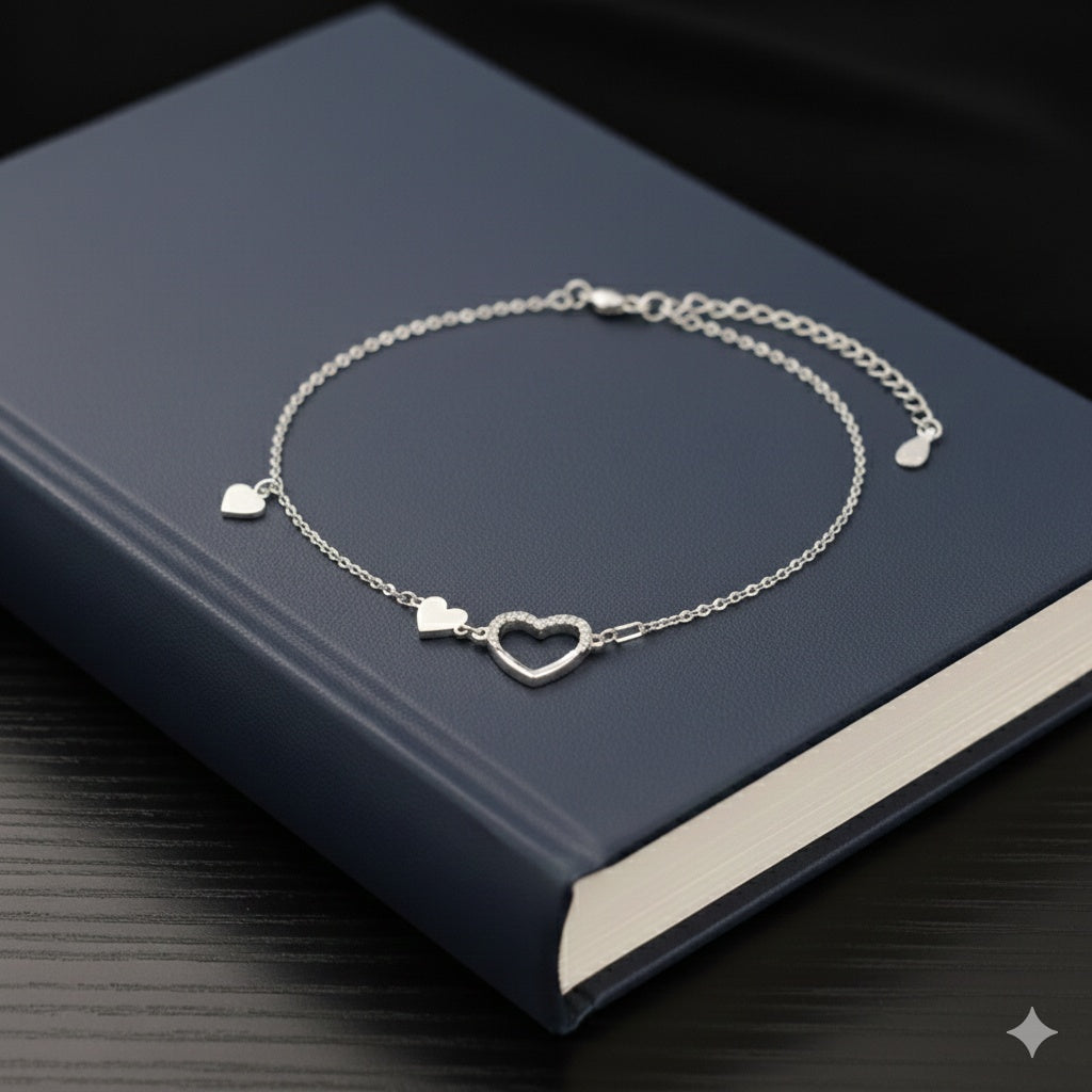 Affectionate Aura Silver Bracelet