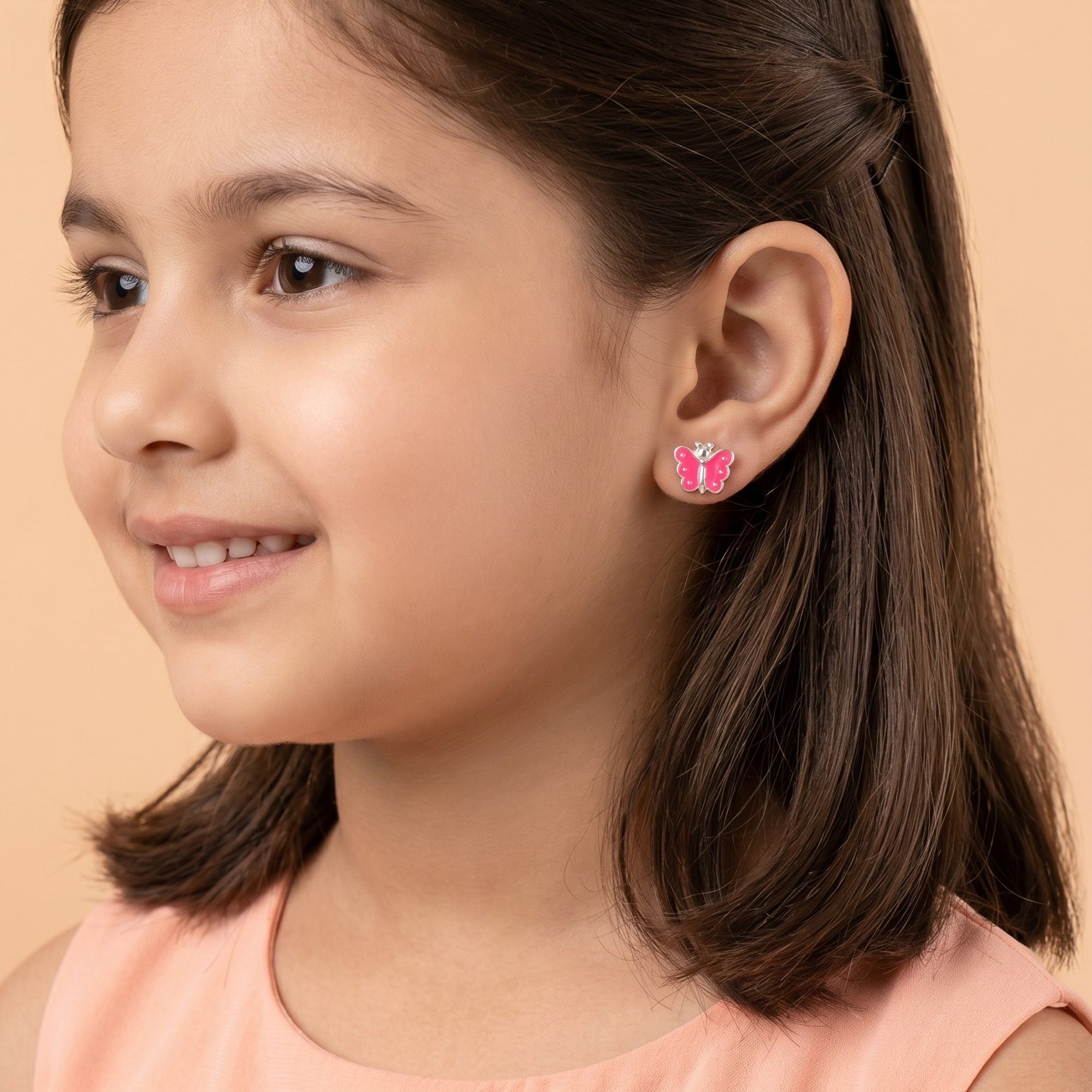 Enamel Butterfly Studs