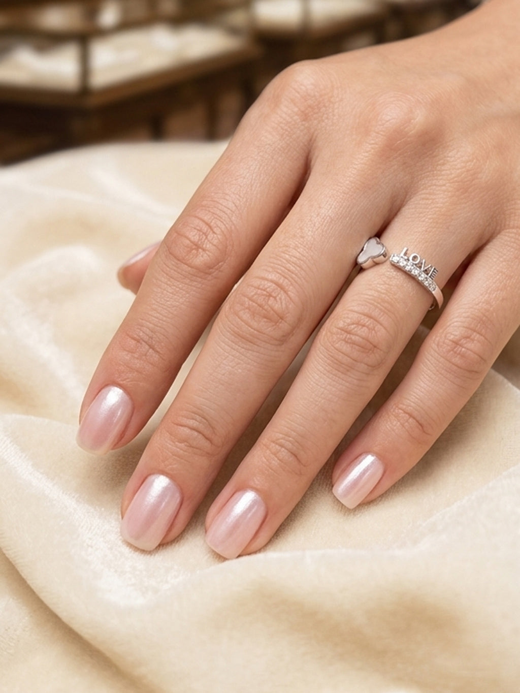 Love Blossom Bypass Ring