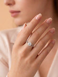Corded Solitaire Ring