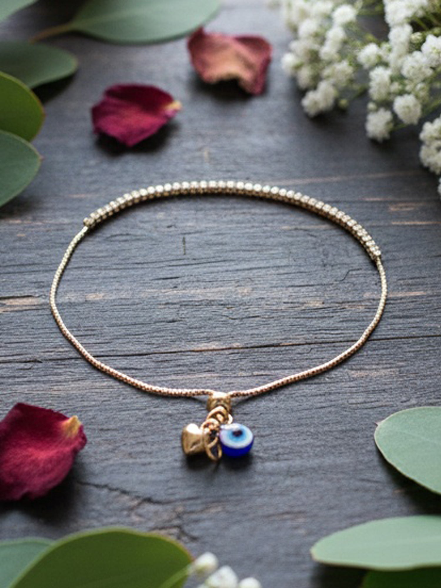 Azure Protection Rose Bracelet