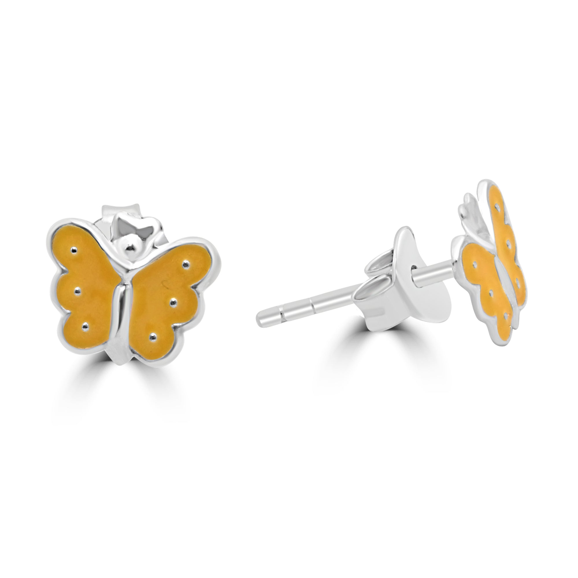 Enamel Butterfly Studs