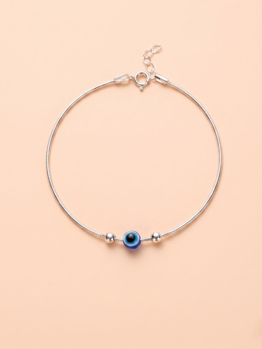 Evil Eye Snake Chain Bracelet