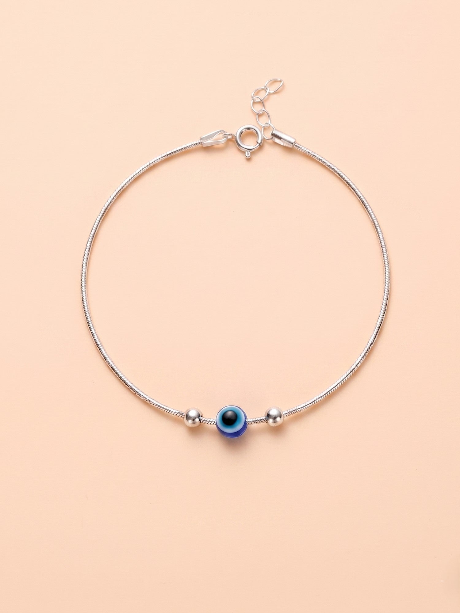 Evil Eye Snake Chain Bracelet