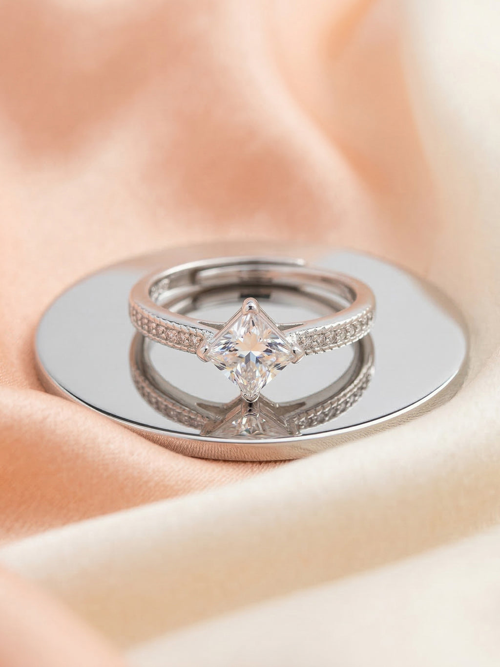 Radiant Princess Solitaire Ring