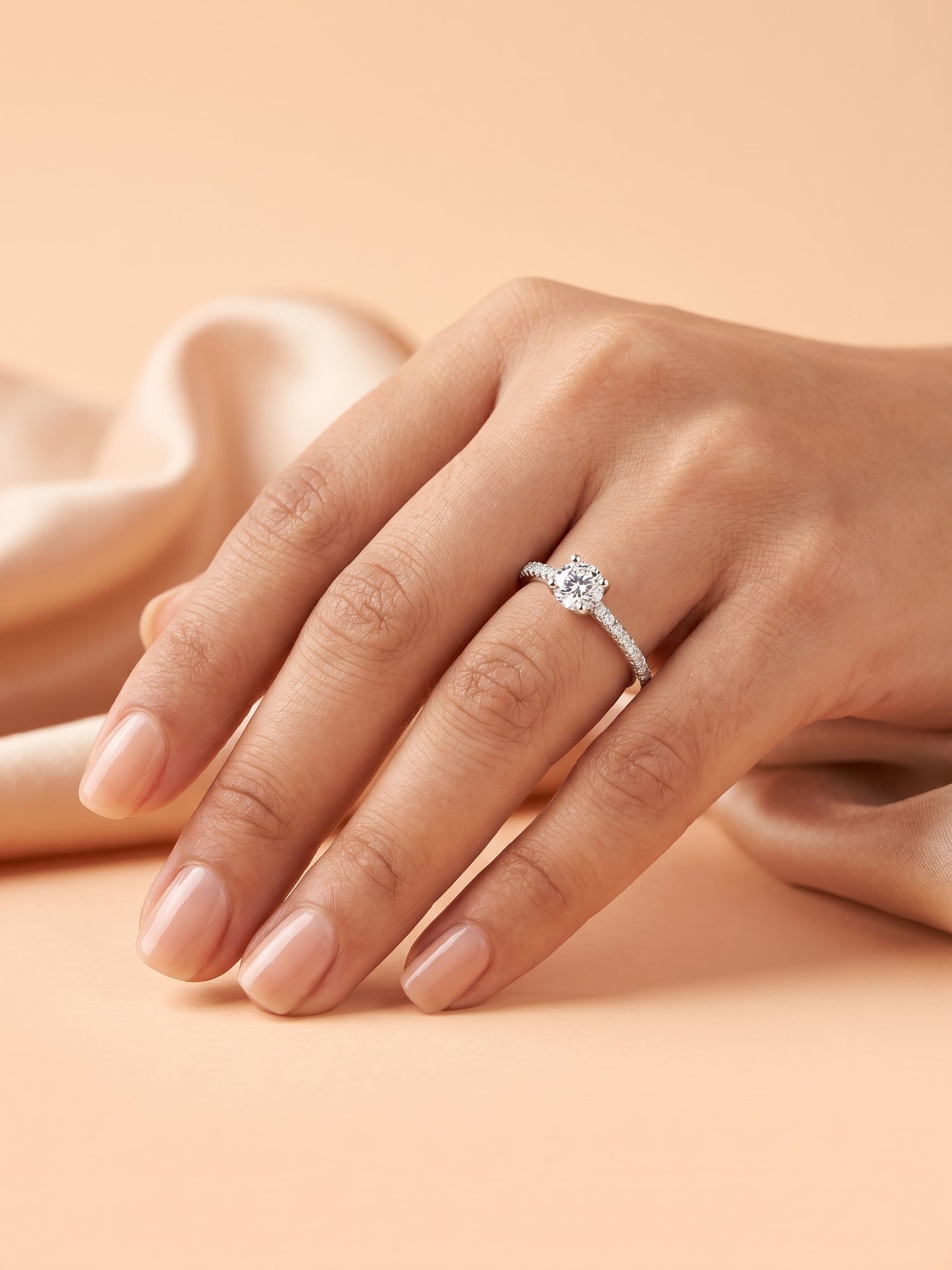 Lumina Solitaire Ring