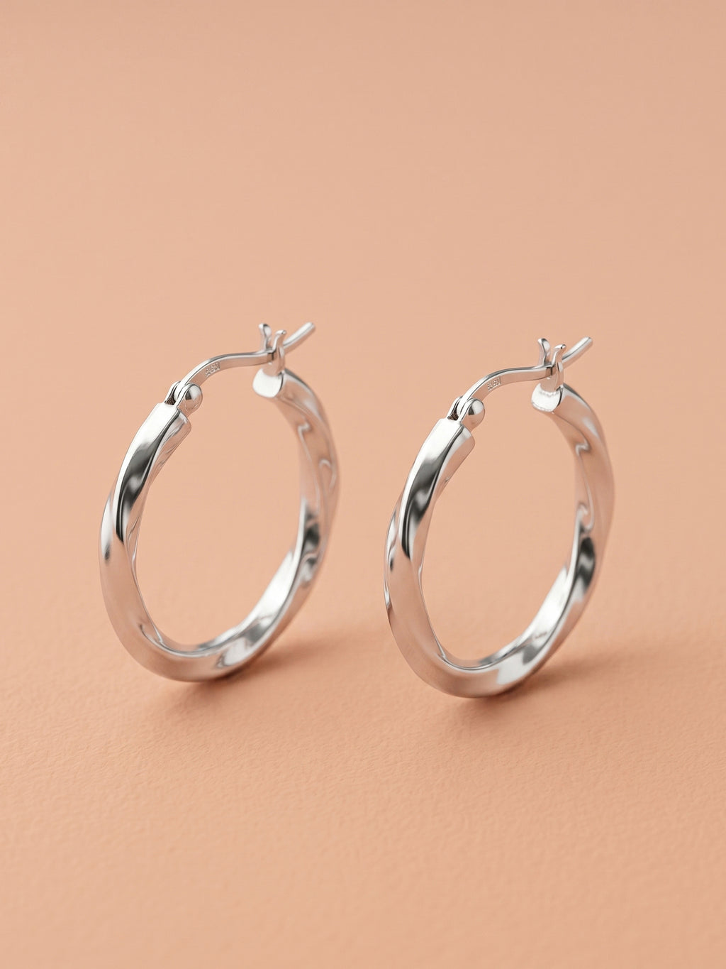 Twisted Ribbon Hoops