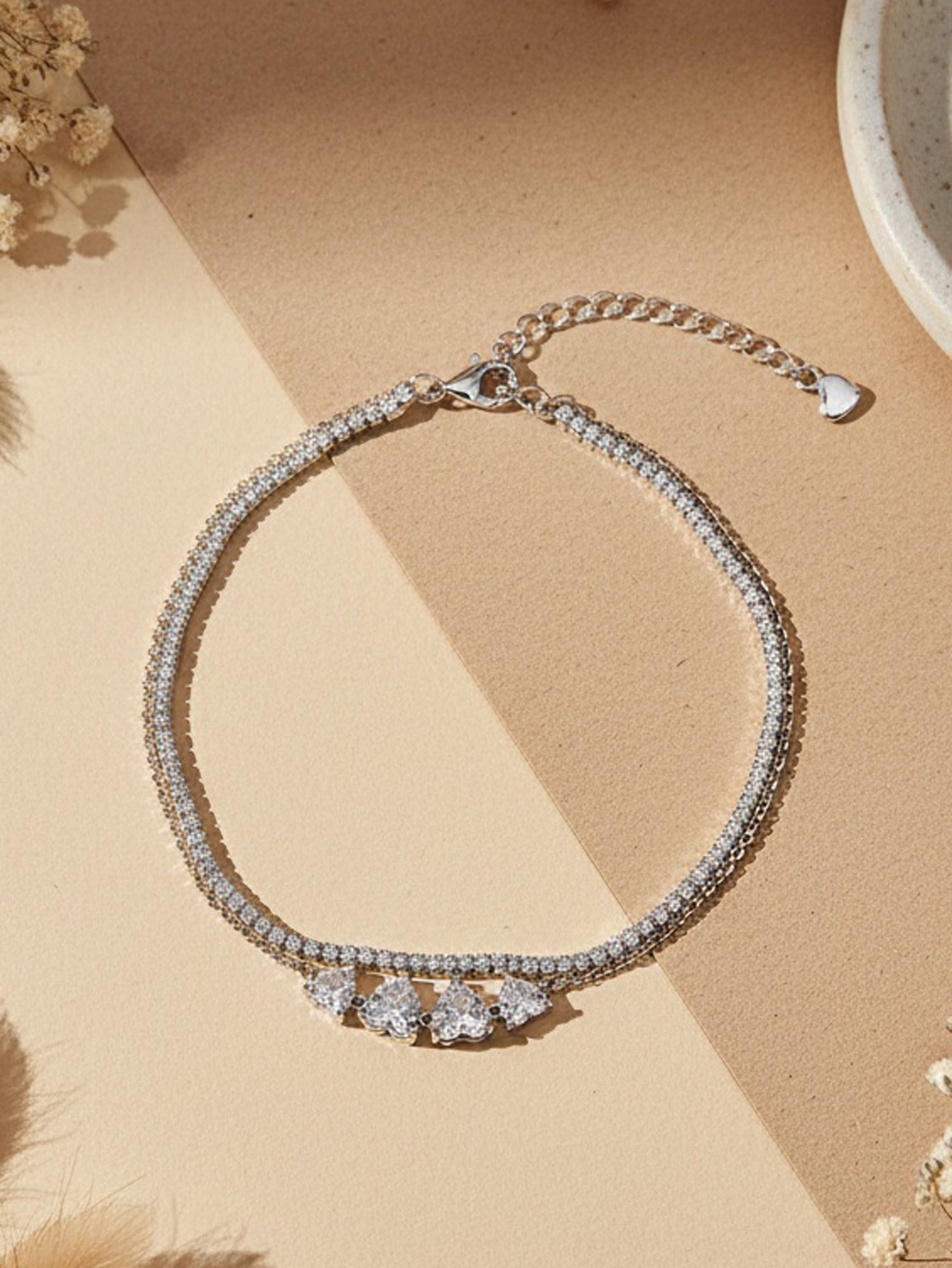Tres Aura Tennis Bracelet