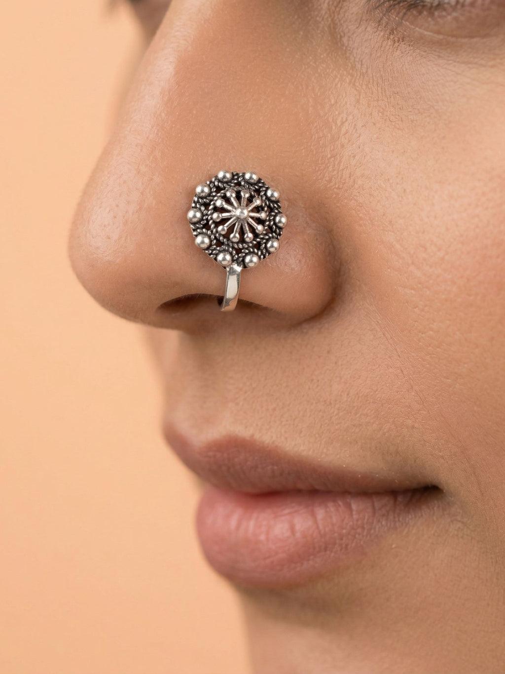 Ethnic Starburst Nose Pin