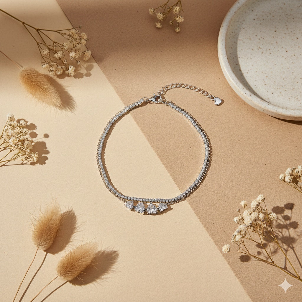 Tres Aura Tennis Bracelet