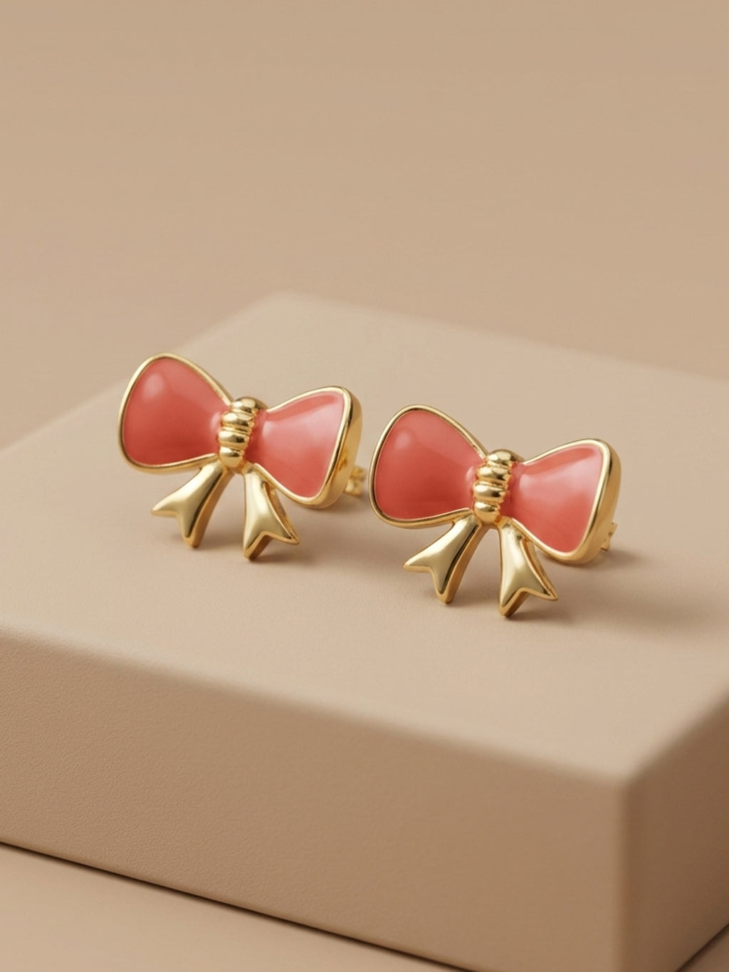 Playful Bow Tie Studs