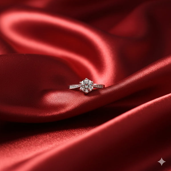 Celestial Solitaire Ring