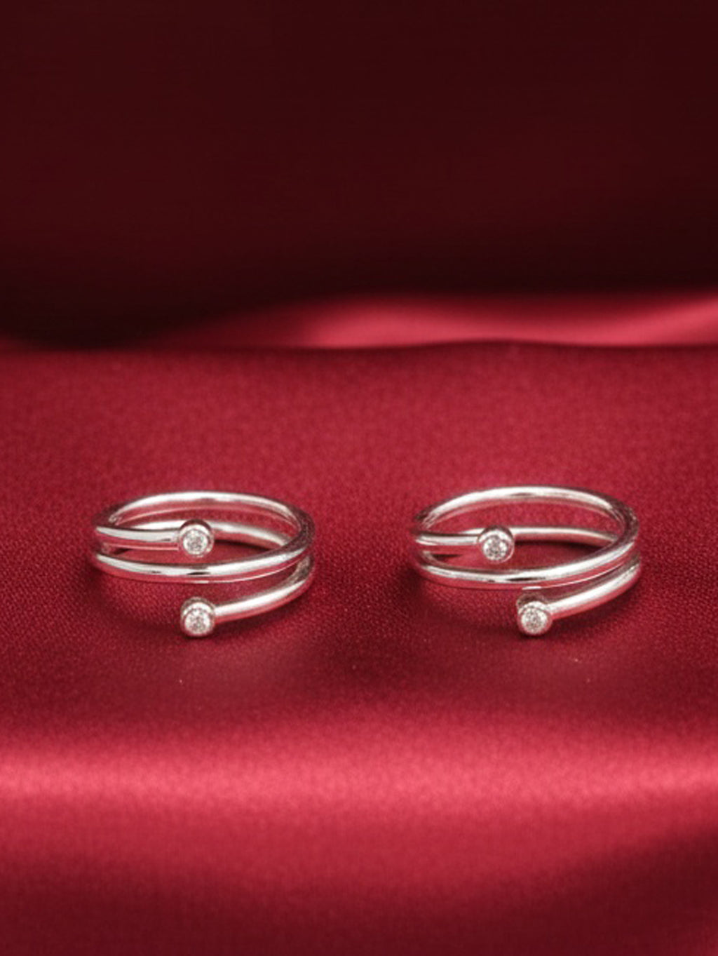 Serene Spiral Toe Ring