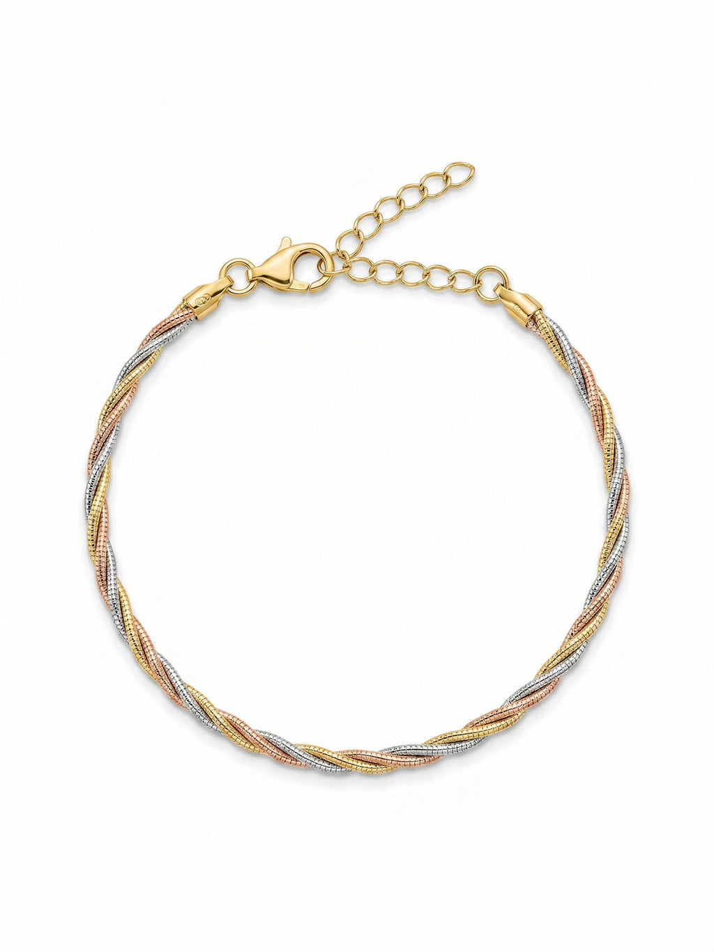 Tricolor Twisted Rope Bracelet