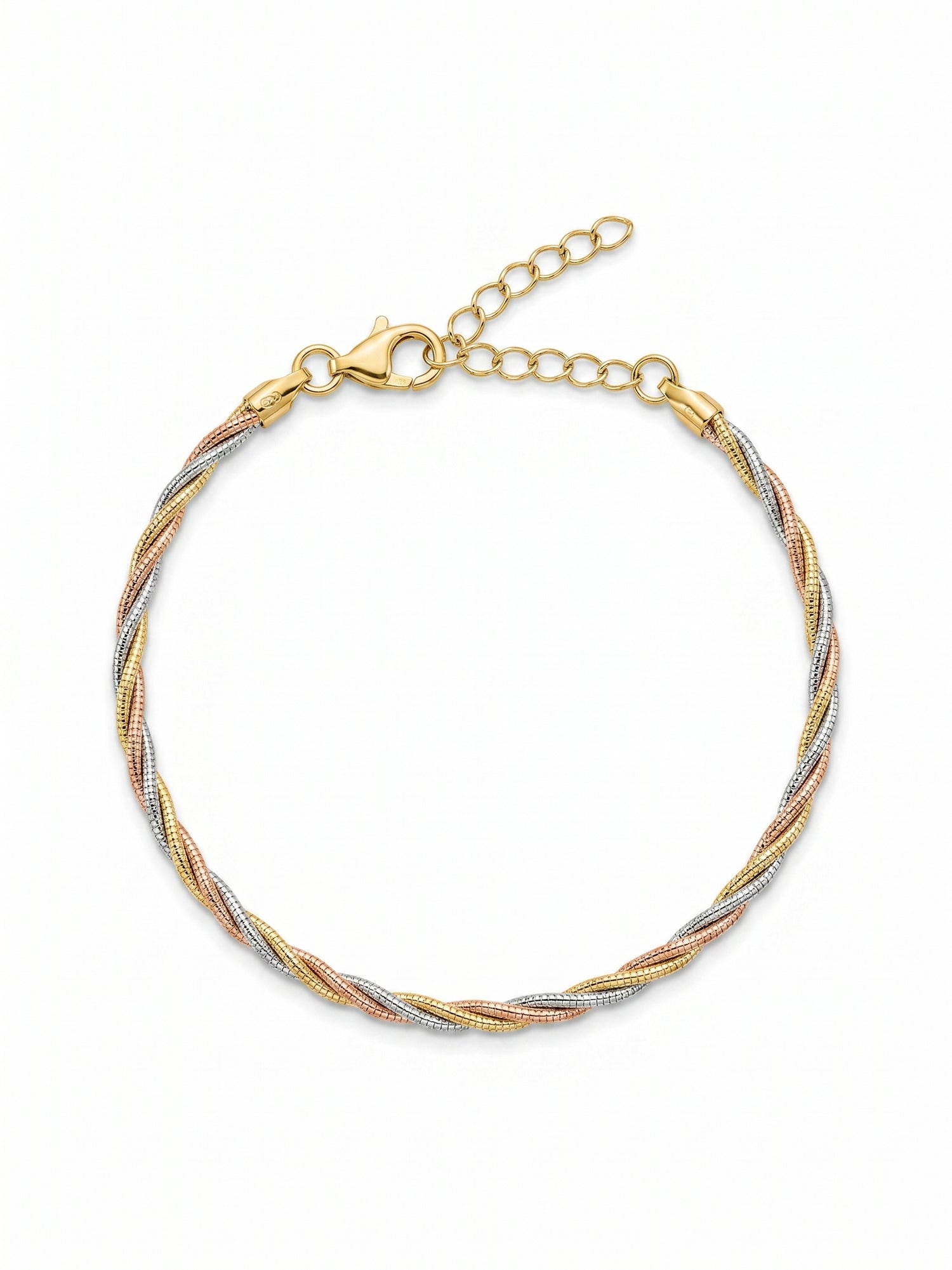 Tricolor Twisted Rope Bracelet