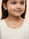 Sitting Cat Silhouette Pendant Necklace for Kids