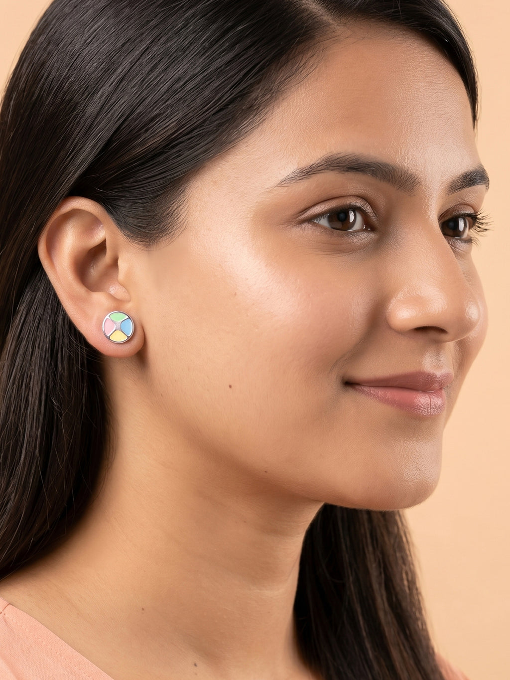 Geometric Square Hoop Earrings