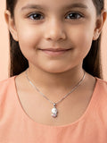 Baby Chick Pink Enamel Pendant Necklace for Kids