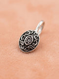 Medallion Scroll Nose Pin
