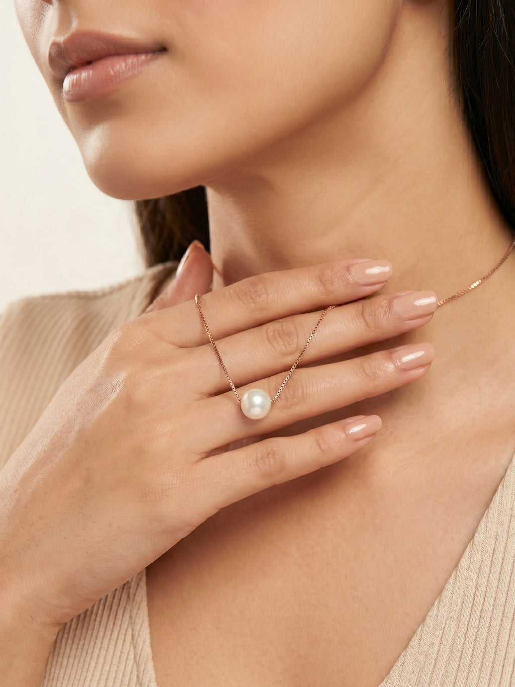 Levitating Pearl Pendant