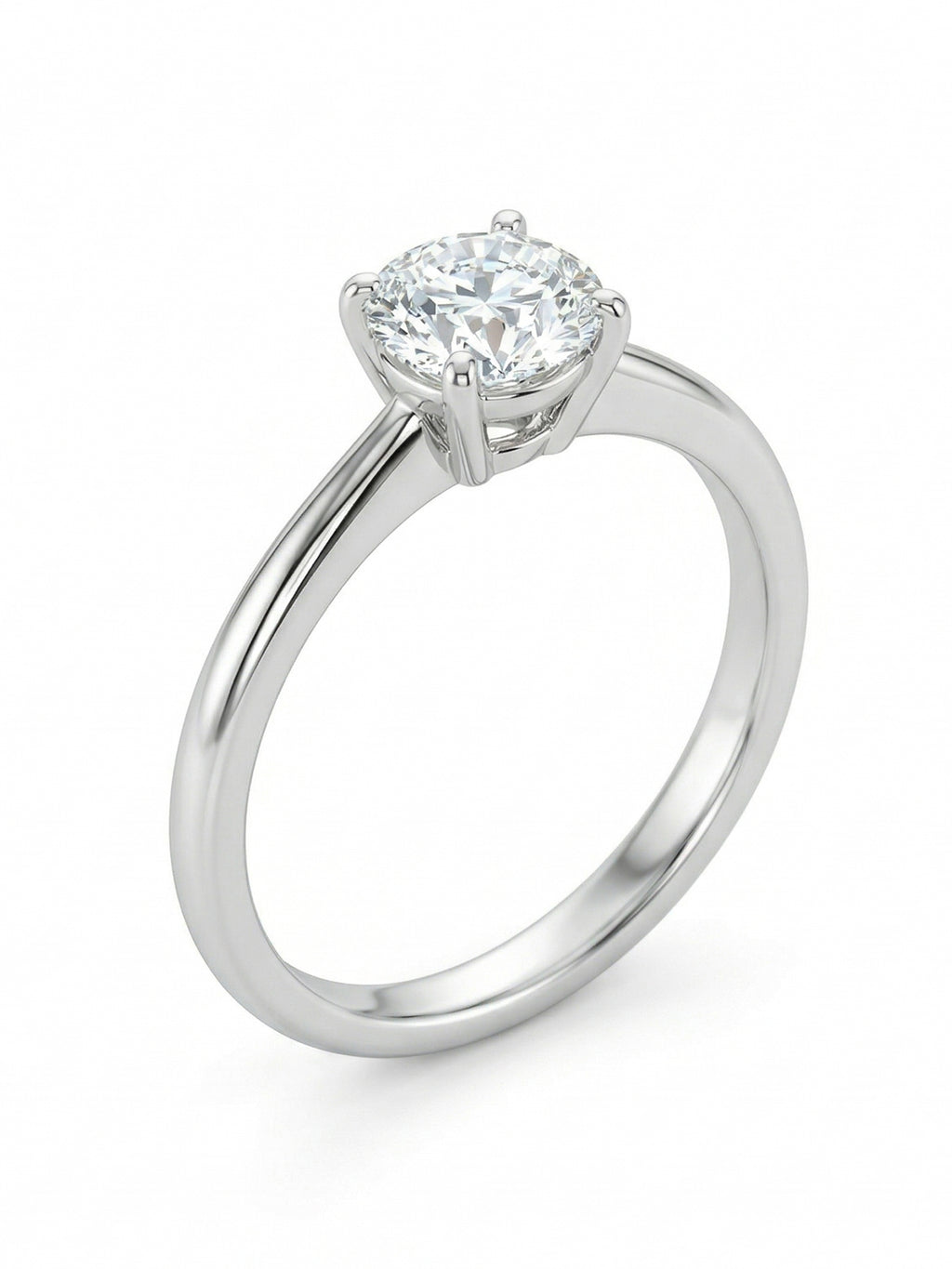 Classic Four-Prong Solitaire Ring
