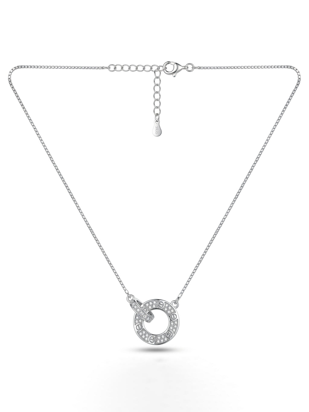 Eternal Orbit Rose Pendant