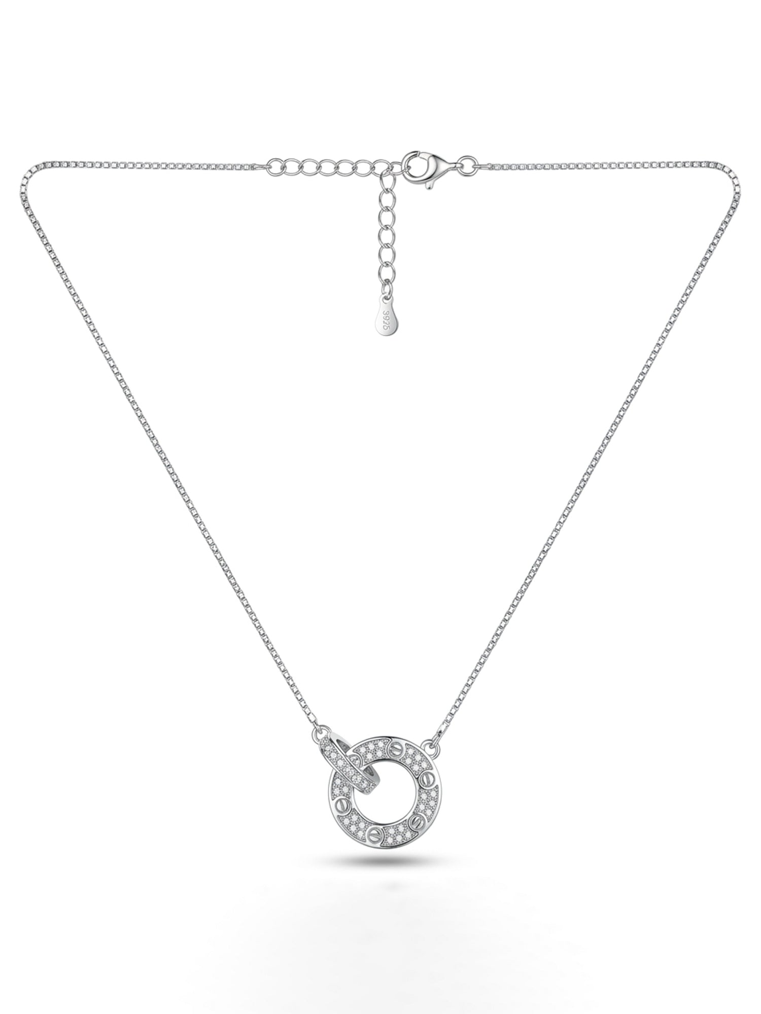 Eternal Orbit Rose Pendant
