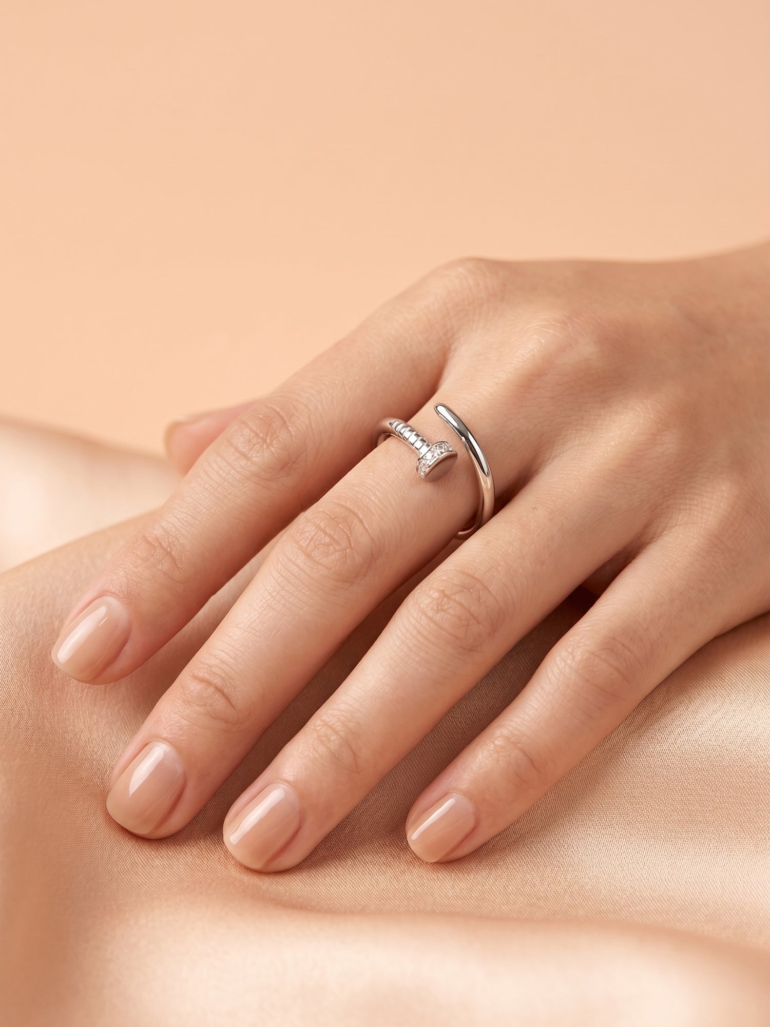 Sovereign Spiral Nail Ring