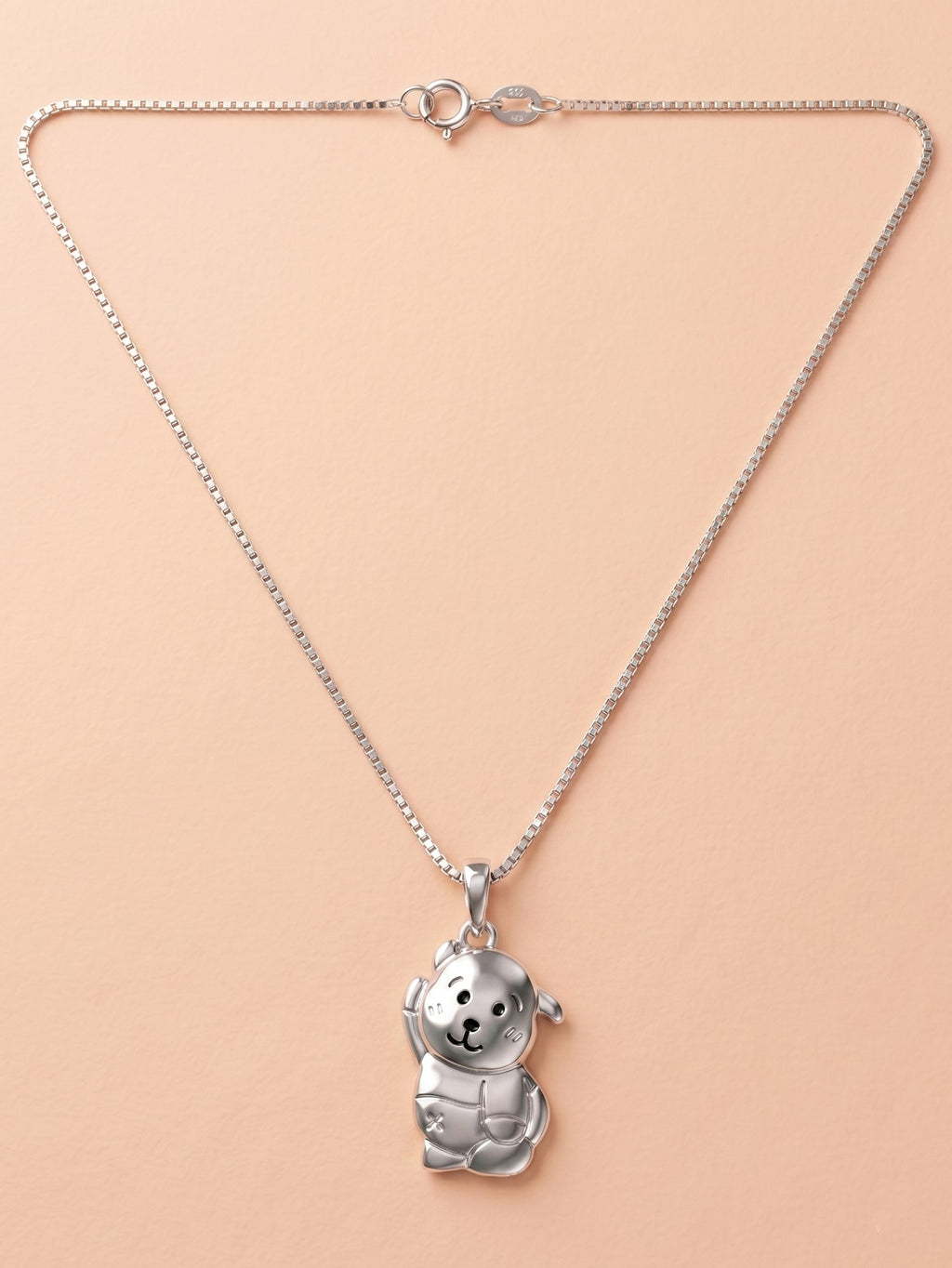 Chubby Puppy Dog Pendant Necklace for Kids
