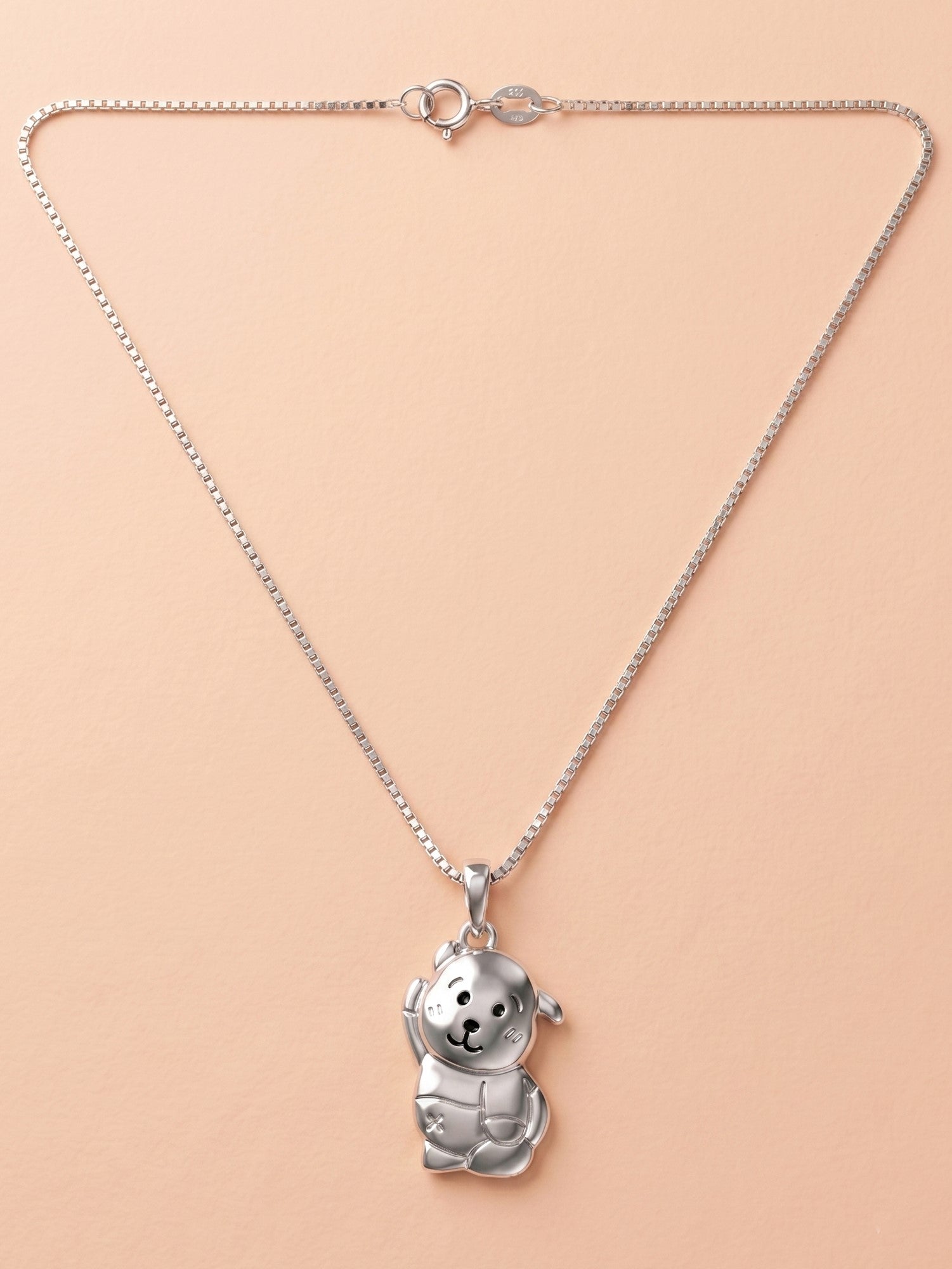 Chubby Puppy Dog Pendant Necklace for Kids