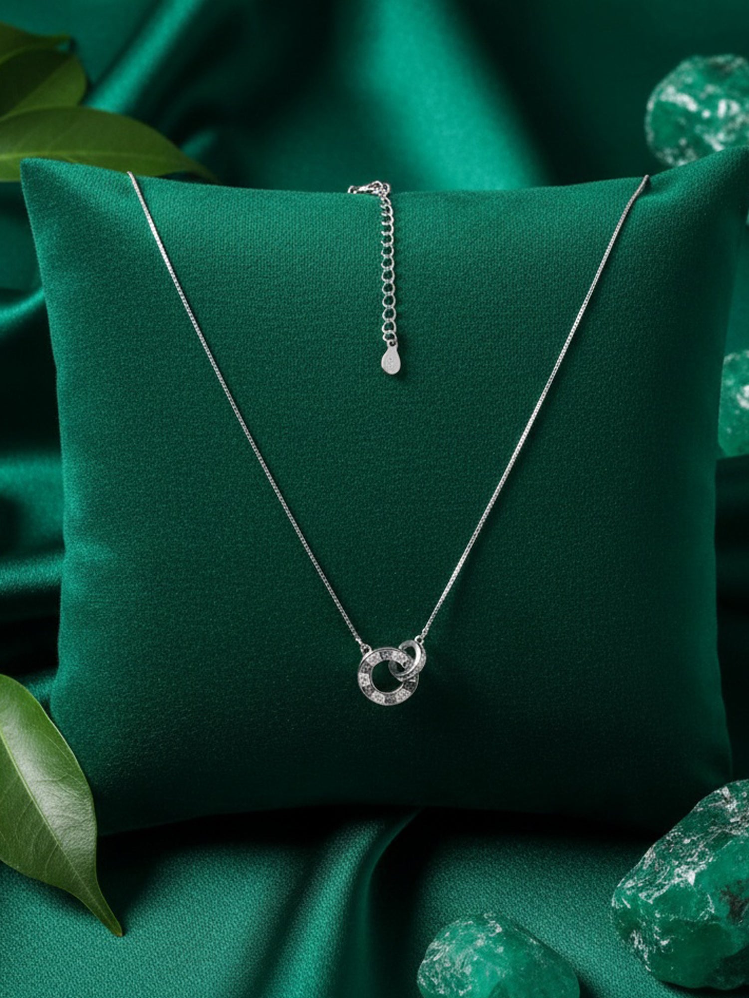 Eternal Orbit Rose Pendant