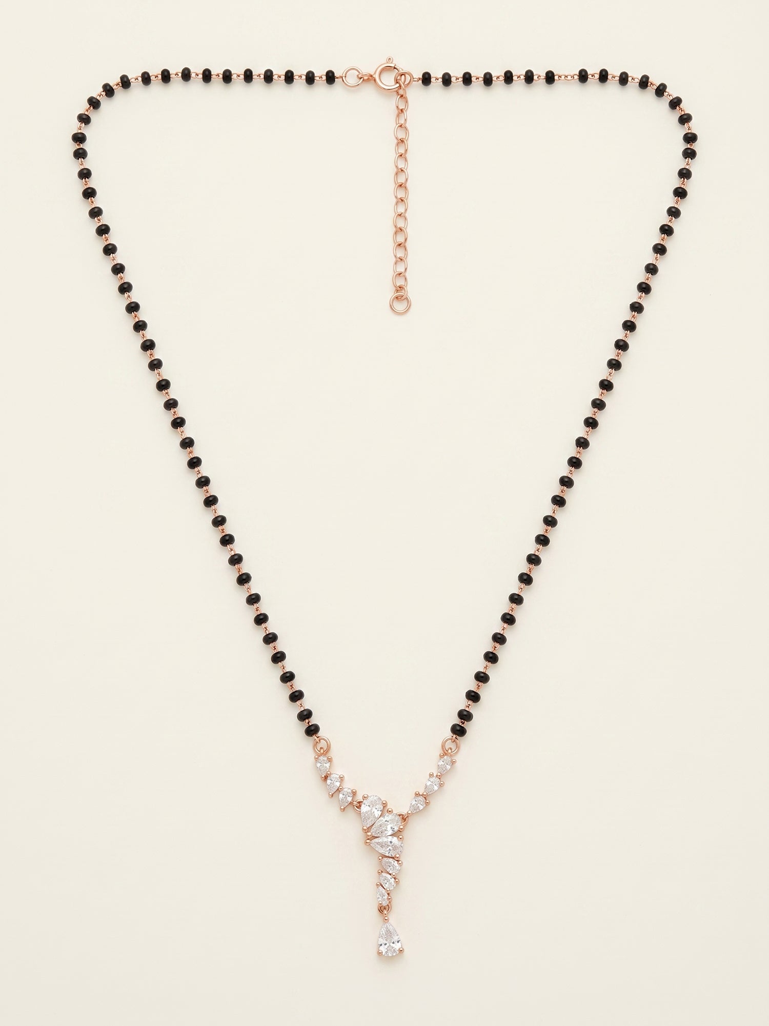 The Celestial Cascade Rose Gold Mangalsutra