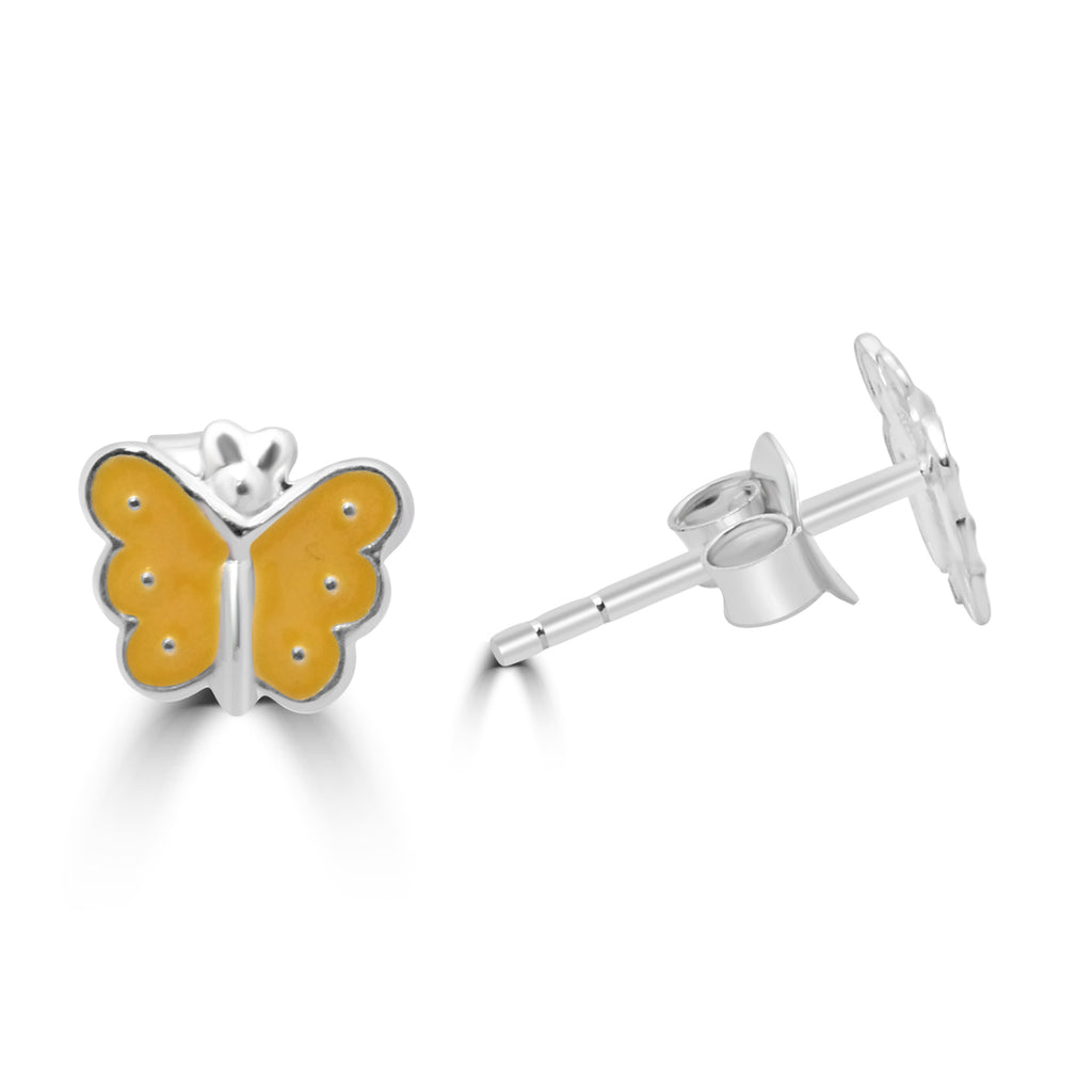 Enamel Butterfly Studs