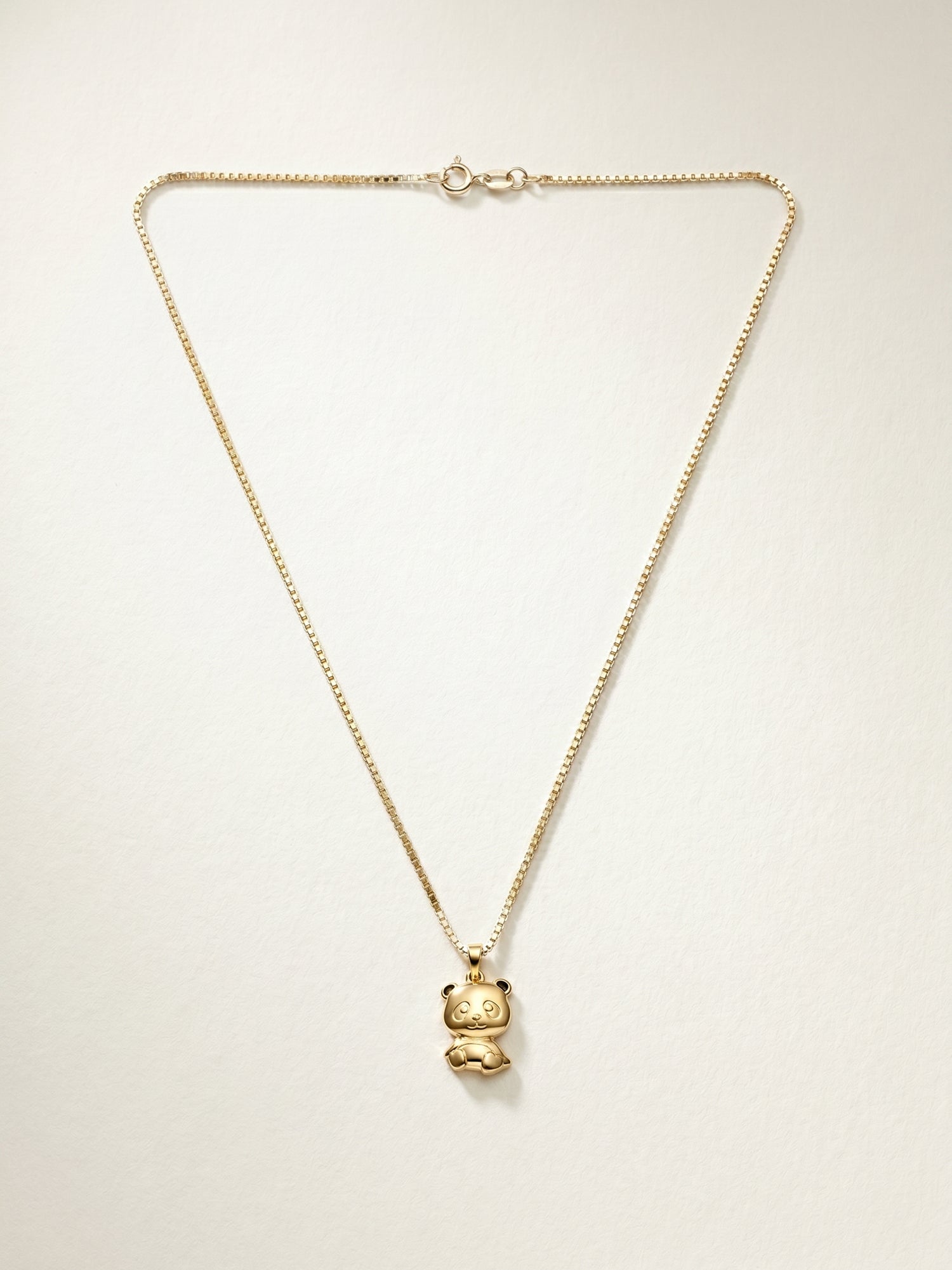 Chubby Panda Pendant Necklace for Kids