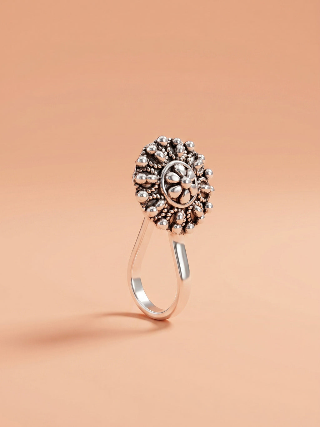 Vintage Sunburst Clip-On Nose Ring