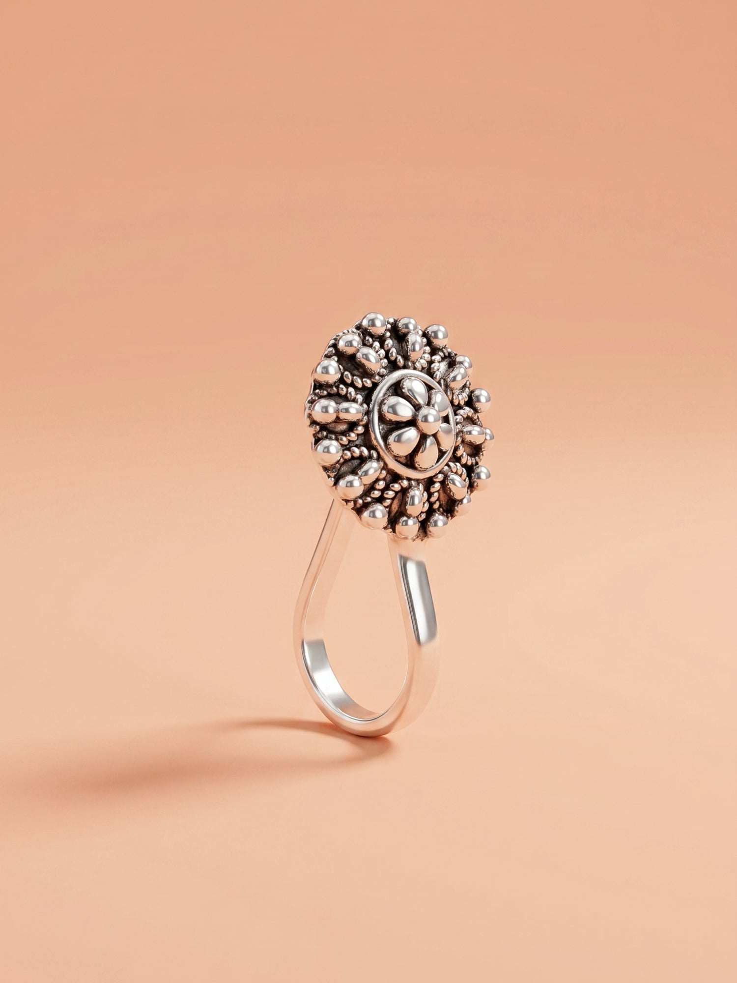 Vintage Sunburst Clip-On Nose Ring