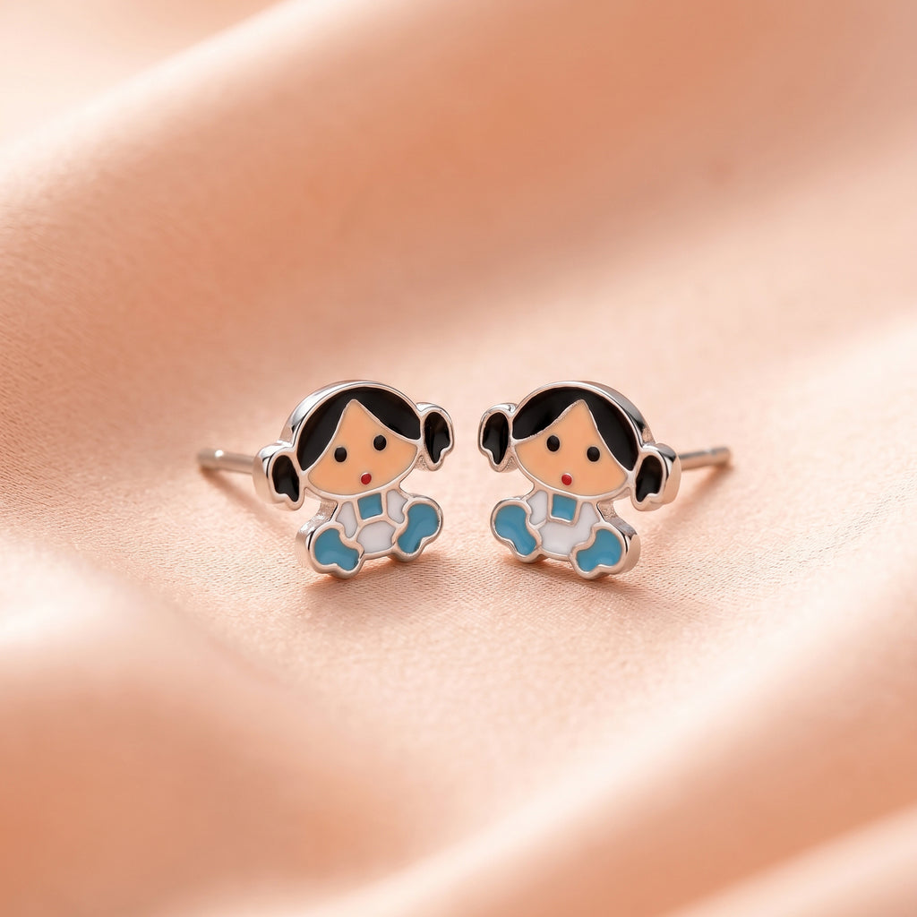 Innocent Enamel Doll Studs