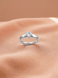 Radiant Heart Solitaire Ring