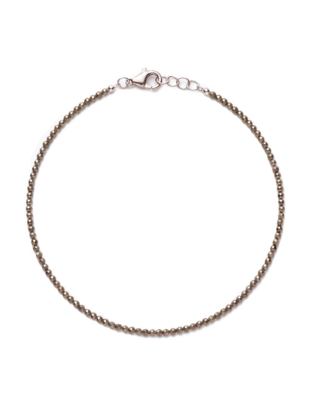 Ember Metallic Pyrite Beaded Bracelet