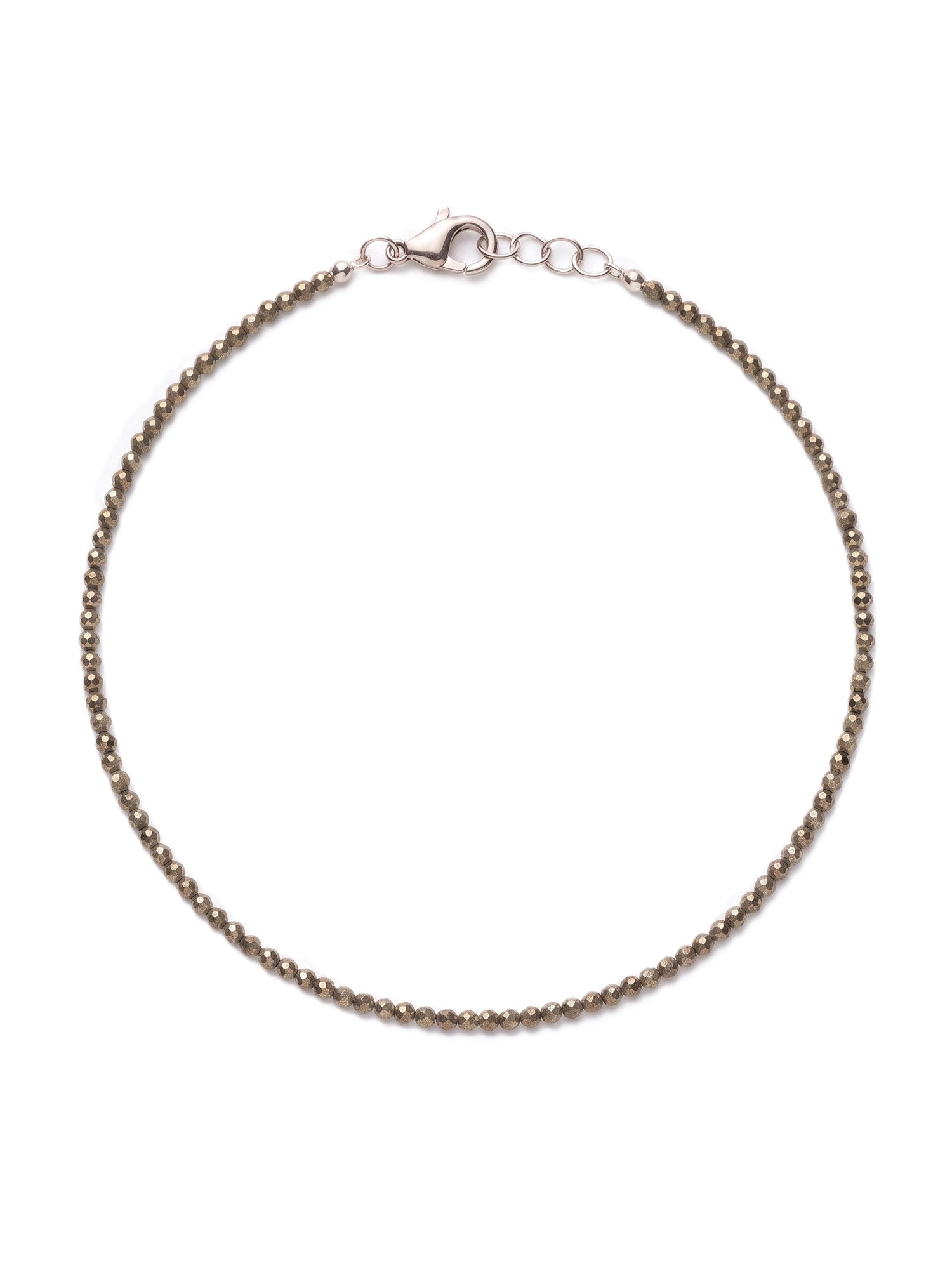 Ember Metallic Pyrite Beaded Bracelet