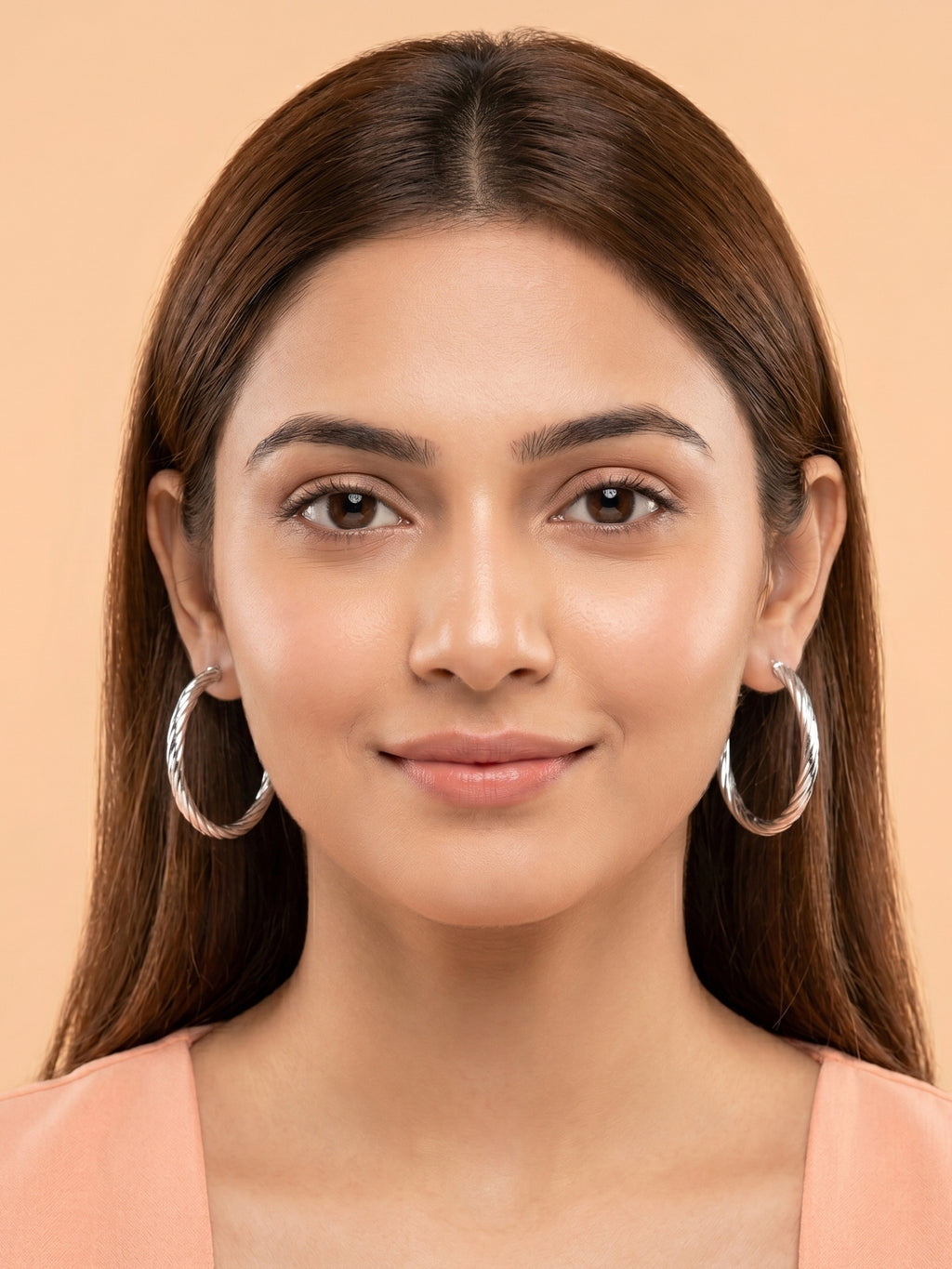 Twisted Rope Open Hoops