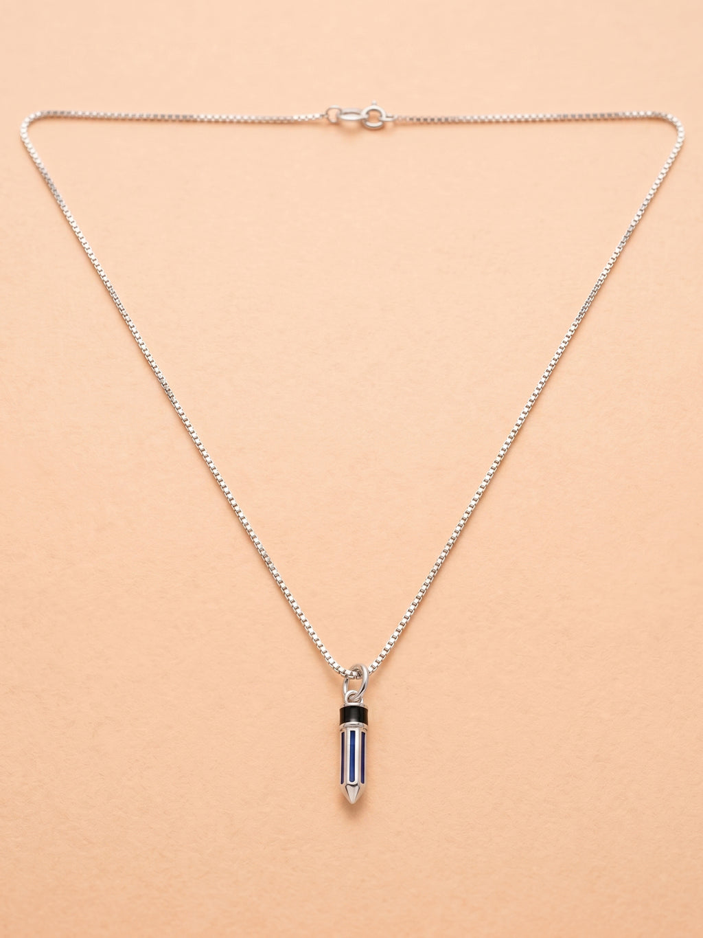 Kids Miniature Pencil Enamel Pendant Necklace