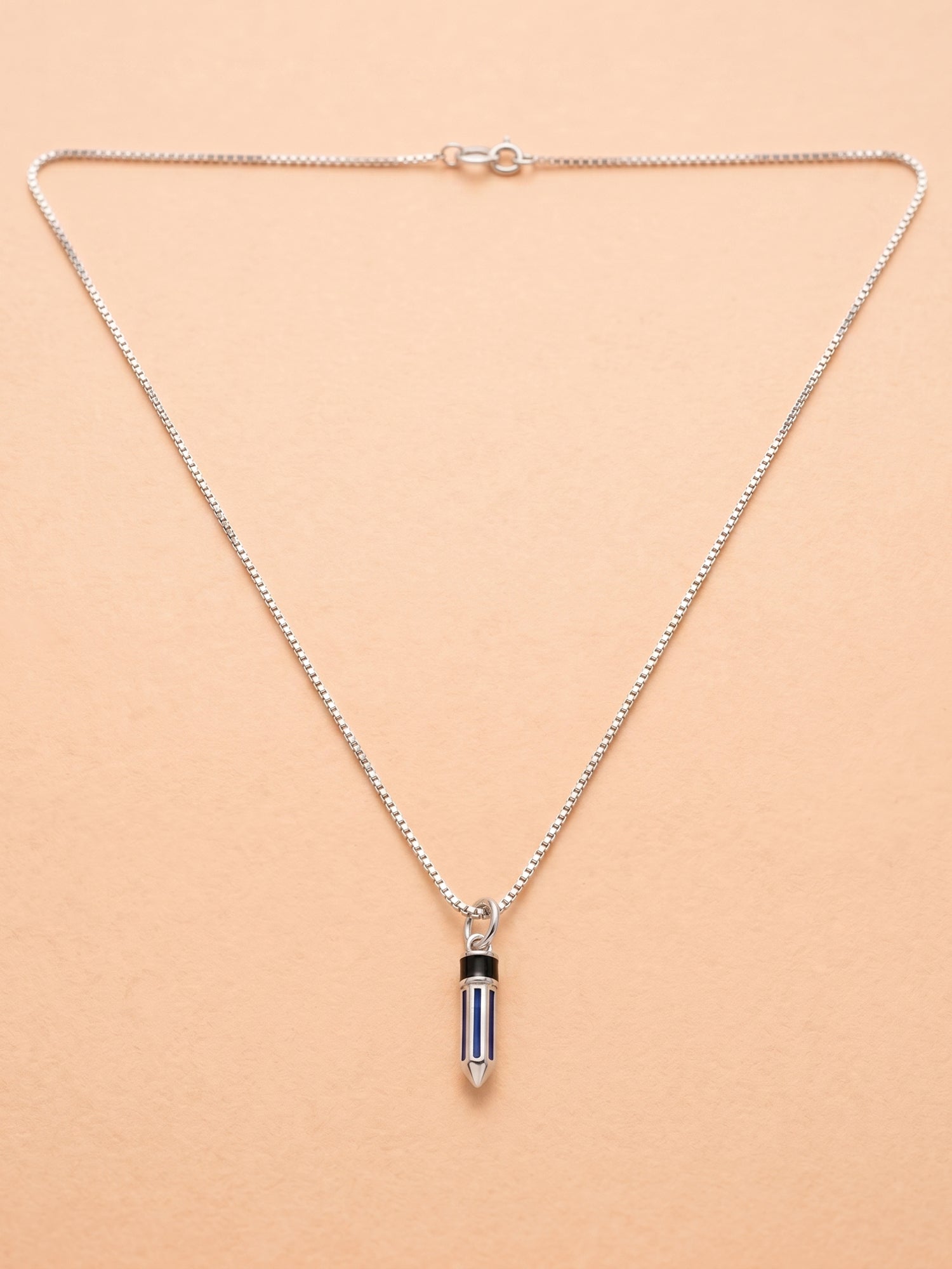 Kids Miniature Pencil Enamel Pendant Necklace