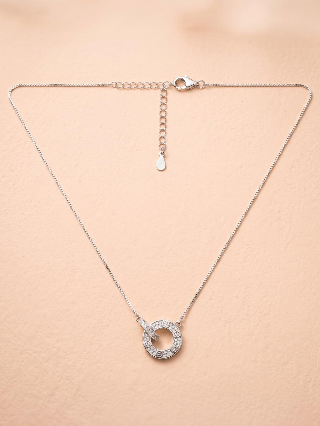 Eternal Orbit Rose Pendant