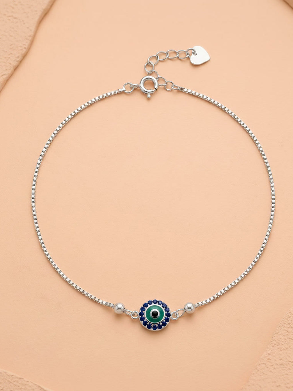 The Sapphire Guard Evil Eye Anklet